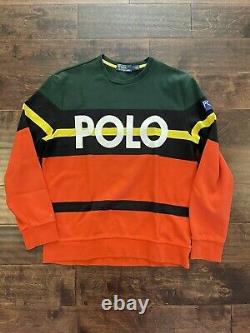 Vintage Ralph Lauren Polo Hi Tech Polo Spellout P Wing Sportsman Halloween Sz M