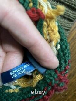 Vintage Ralph Lauren Polo Southwestern Wool Knit Shaw Collar Sweater Sz XL