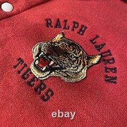 Vintage Ralph Lauren Polo Sport 67 Varsity Tigers Sweater Sweatshirt Jacket L