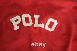 Vintage Ralph Lauren Polo Sport 67 Varsity Tigers Sweater Sweatshirt Jacket Med