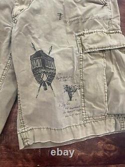 Vintage Ralph Lauren Polo Sport Africa Safari P Wing Stadium Ski Snow USA Sz 36