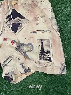 Vintage Ralph Lauren Polo Sport Ernest Hemingway Swim Shorts Size XL Rare