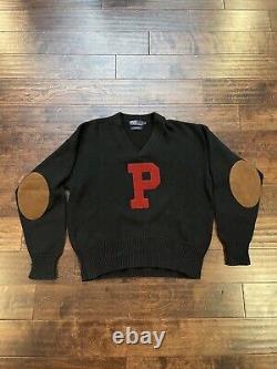 Vintage Ralph Lauren Polo Sport P Varsity P Wing Stadium Ski Hi Tech USA Sz XL