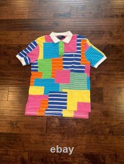 Vintage Ralph Lauren Polo Sport Patchwork P Wing Stadium Bear Hi Tech USA Sz M