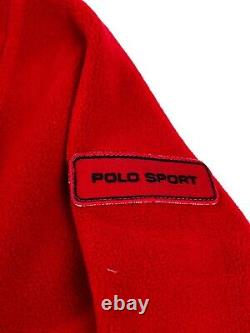 Vintage Ralph Lauren Polo Sport Polartec Fleece XL Quarter Zip Pullover NWT