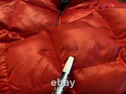 Vintage Ralph Lauren Polo Sport Red Down Puffer Jacket Full Zip Men's Size M