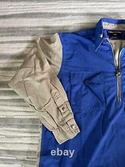 Vintage Ralph Lauren Polo Sport Rlx Spellout Zip Up Windbreaker Jacket Sz L