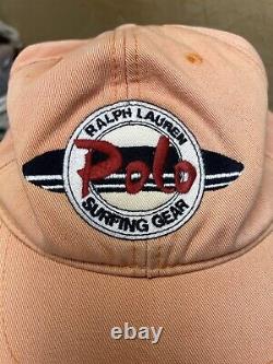 Vintage Ralph Lauren Polo Sport Surfing Gear Strap Back Hat Rare