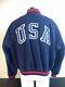 Vintage Ralph Lauren Polo Sport Varsity Fleece Polartec Jacket Spellout Usa Lrg