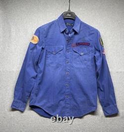 Vintage Ralph Lauren Polo Sportsman Rod Gun Club Button Down Shirt Sz Med 1992 S