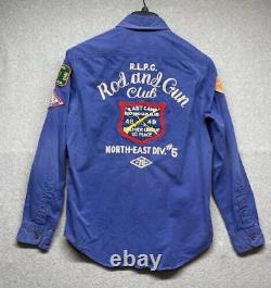 Vintage Ralph Lauren Polo Sportsman Rod Gun Club Button Down Shirt Sz Med 1992 S