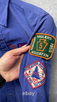 Vintage Ralph Lauren Polo Sportsman Rod Gun Club Button Down Shirt Sz Med 1992 S