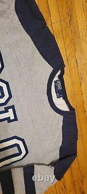 Vintage Ralph Lauren Polo Varsity Sweatshirt P Wing Stadium (No Size tag)