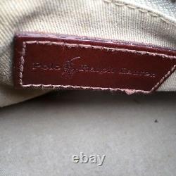 Vintage Ralph Lauren Polo Women's Handbag Purse Bag Brown PLAID With Wallet