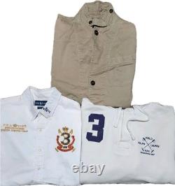 Vintage Rare 90s Polo Ralph Lauren PRL Club Bleecker RLPC Crest Rugby Lot Of 3