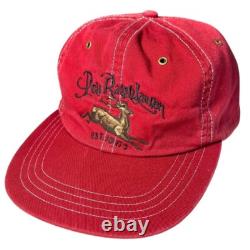Vintage Rare Polo Ralph Lauren Deer Elk Wildlife Hat