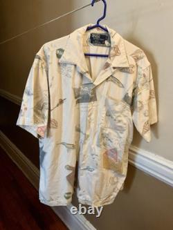 Vintage & Rare Polo Ralph Lauren Hotel Venezuela Button Up Camp Shirt. Large