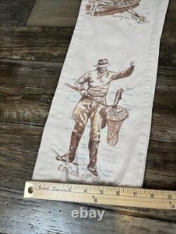 Vintage Rare Polo Ralph Lauren Native American Western Artwork Jeans Sz 28 Z4199