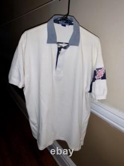 Vintage & Very Rare Polo Ralph Lauren Pwing PSleeve Polo. Medium