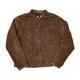 Vintage Xl Polo Ralph Lauren Suede Cafe Racer Bomber Jacket Wool Lining Brown