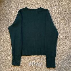 Vintage polo ralph lauren knit sweater dog design 2001