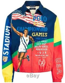 Vintage polo ralph lauren stadium p wing 1992 ski rare Marathon jacket size XXL