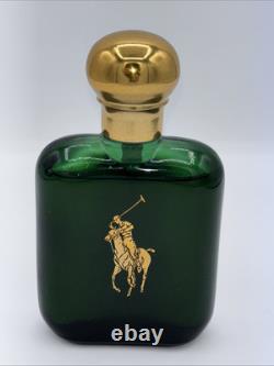 Vintage ralph lauren polo green Bottle cologne 4 OZ Sprayer Bottle Full! 1978