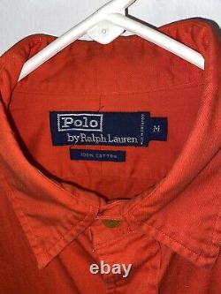 Vintage ralph lauren polo hi tec polo sport mens button up