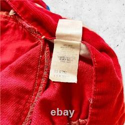 Vtg 80s 90s Polo Ralph Lauren BL Color Block Corduroy Jacket, Full Zip, Hoodie