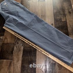 Vtg POLO RALPH LAUREN Pants Mens 34x32 Blue Chino Pleated Made in USA Deadstock