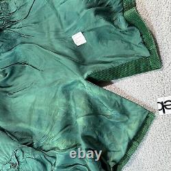 Vtg Polo Ralph Lauren Corduroy Sport Button Up Jacket Mens Green Rare 21x30 L/XL