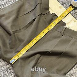 Vtg Polo Ralph Lauren Pants Mens 32X30 Pleated Wool Dalton Trousers Italy Luxury