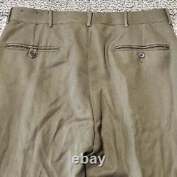 Vtg Polo Ralph Lauren Pants Mens 32X30 Pleated Wool Dalton Trousers Italy Luxury