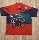 Vtg Polo Ralph Lauren Rayon Plane Boat Car Motorcycle Racing Button Up 2xl Shirt