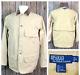 Vtg Polo Ralph Lauren Safari Hunting Jacket Canvas Utility Corduroy Trim Mens S