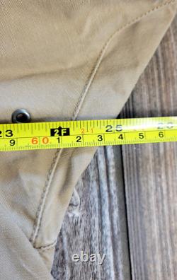 Vtg Polo Ralph Lauren Safari Hunting Jacket Canvas Utility Corduroy Trim Mens S