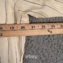 Vtg Polo Ralph Lauren Western Shirt Mens S Striped Embroidered Pearl Snap 80's