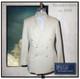 Vtg Polo By Ralph Lauren 40l Ivory Cream Double Breasted Blazer Jacket