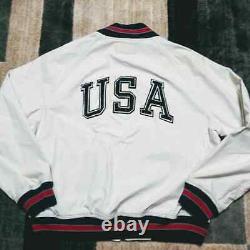 Vtg Ralph Lauren Polo Sport USA Flag Hi Tech Stadium Varsity Rugby Rlx Jacket XL