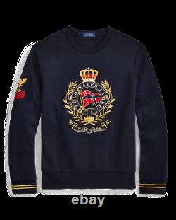 XLPolo Ralph Lauren Crest Sweatshirt Vintage CP93 Hi Tech Ski92 Pwing Stadium